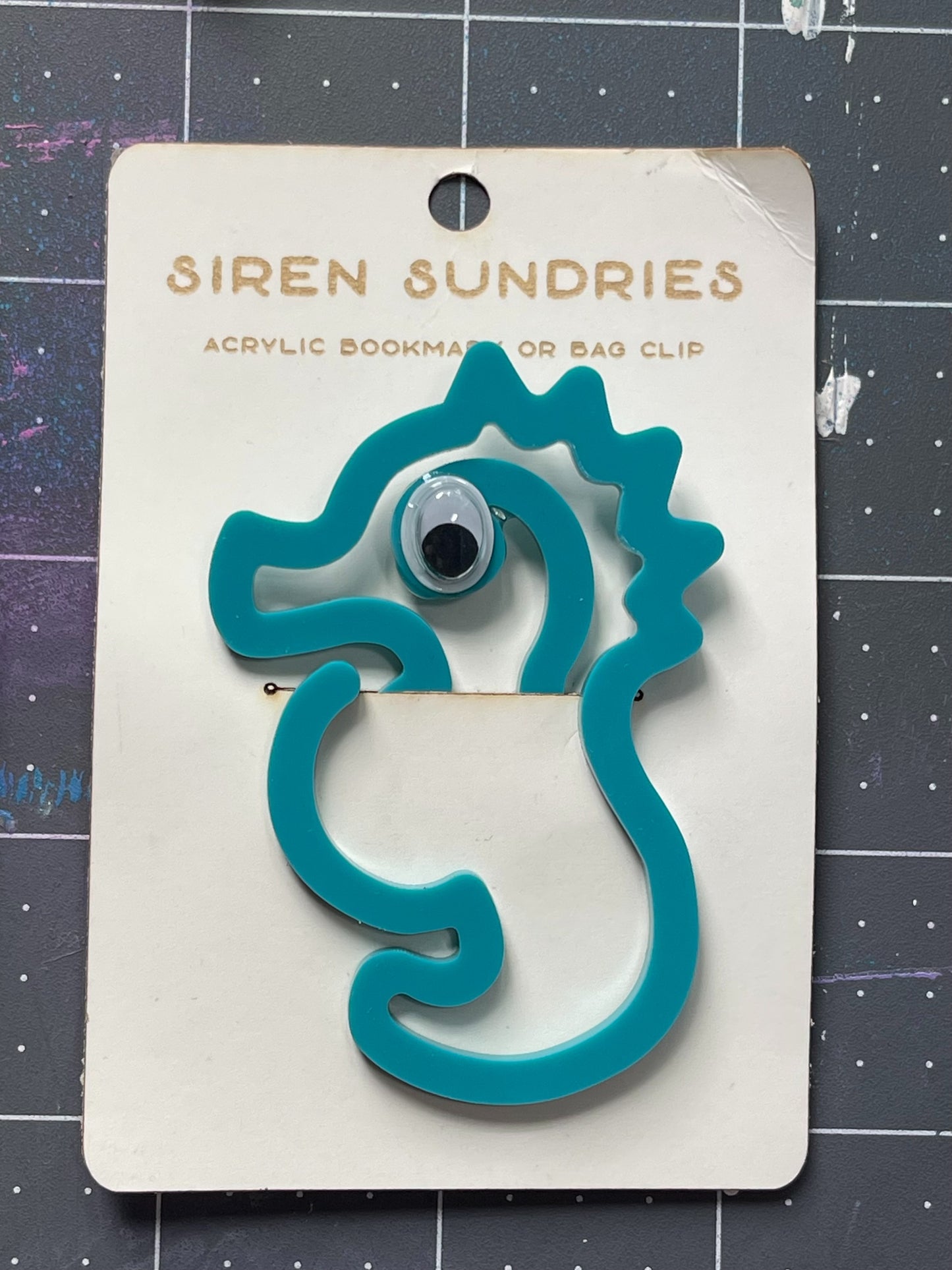 ACRYLIC BOOKMARK/CHIP BAG CLIP