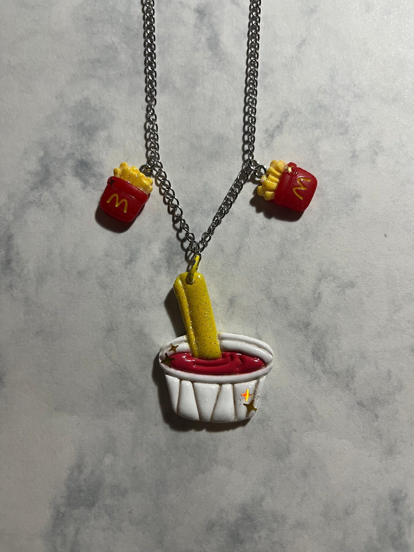 Fries Necklace