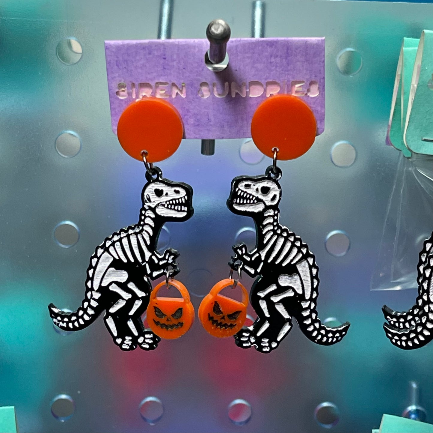 TRICK-OR-TREAT DANGLE EARRINGS