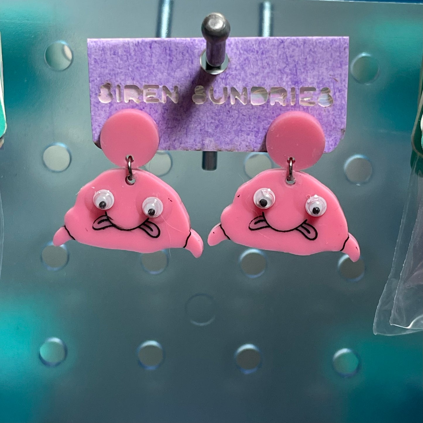 BLOBFISH DANGLE EARRINGS