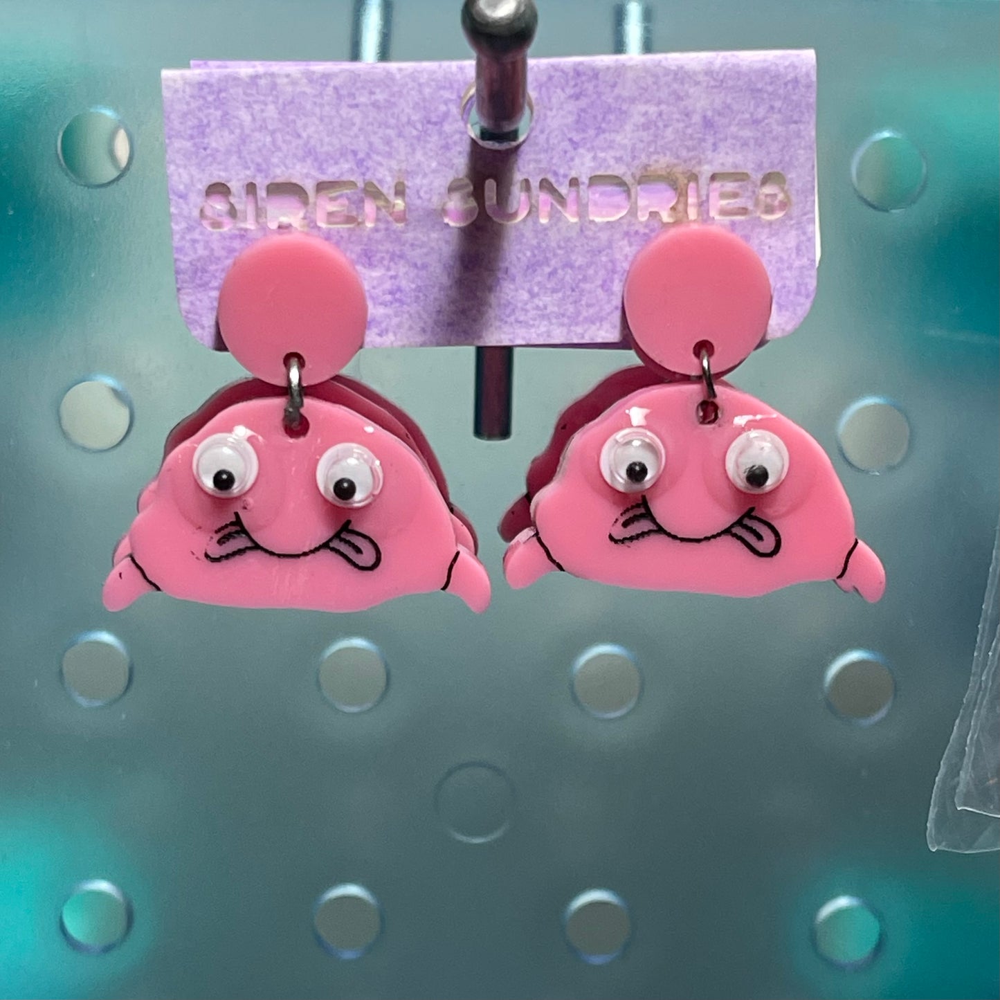 BLOBFISH DANGLE EARRINGS