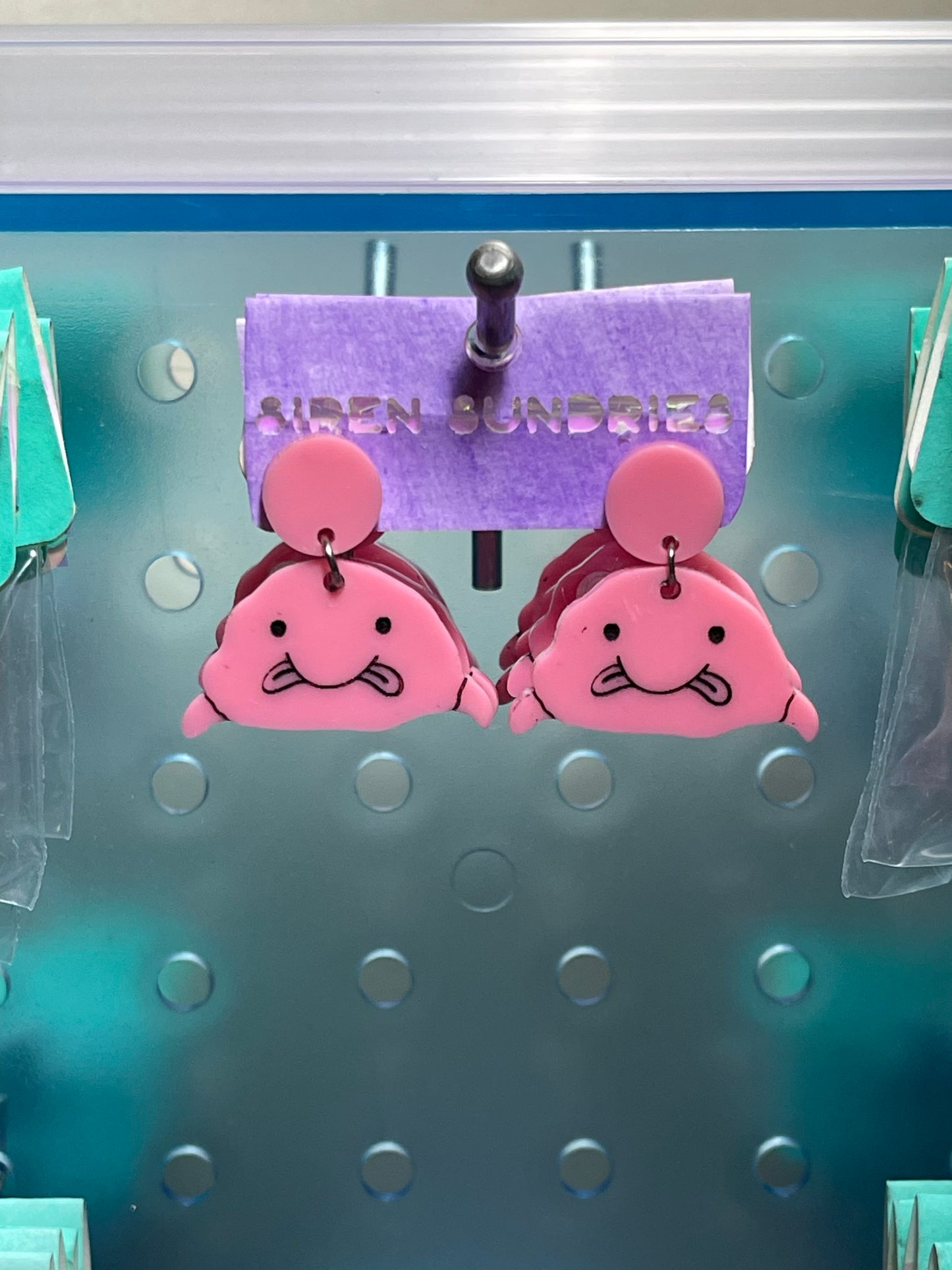 BLOBFISH DANGLE EARRINGS