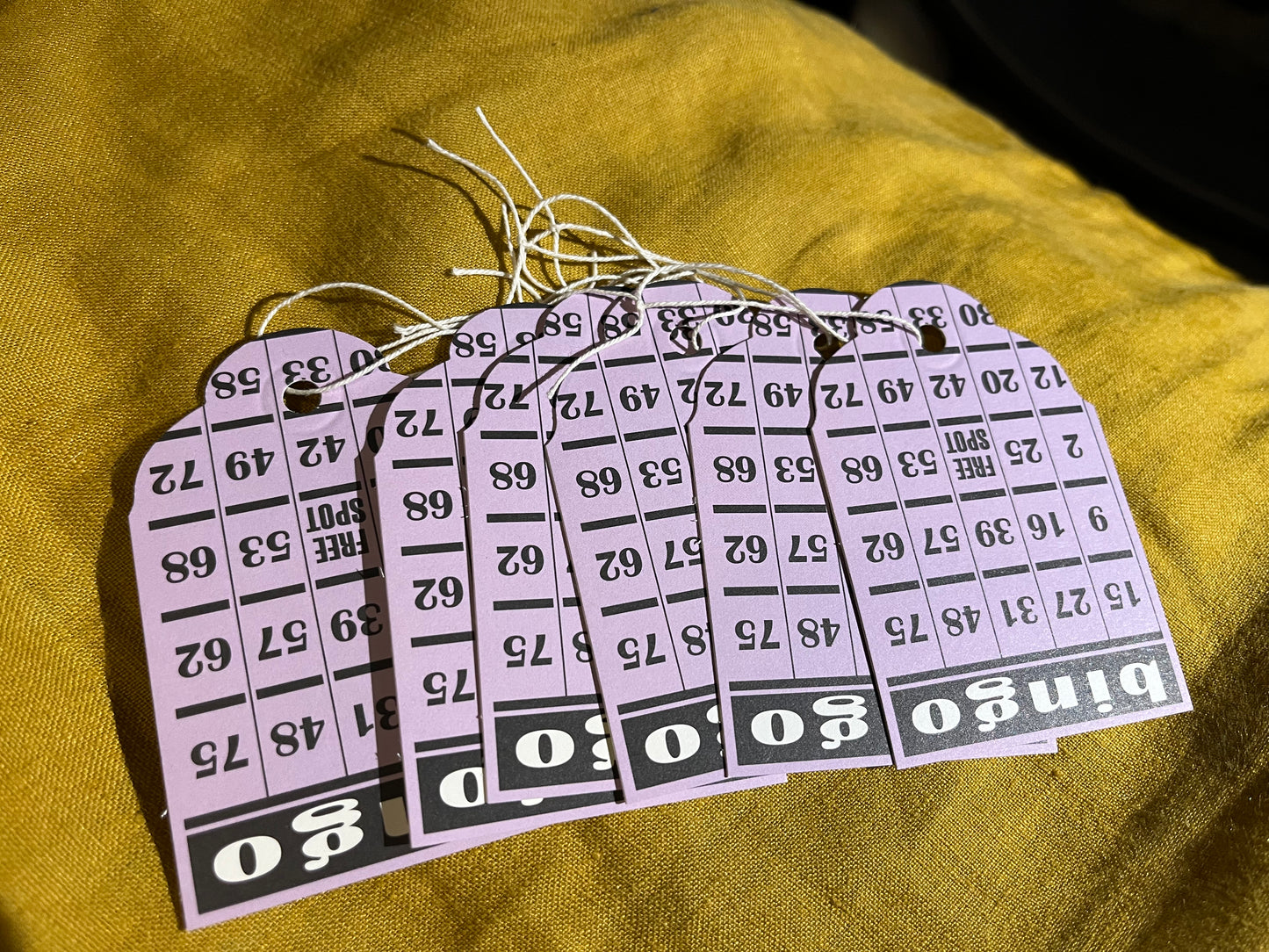 Bingo Card Gift Tags