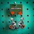 Dino Trick or Treat Dangle Earrings