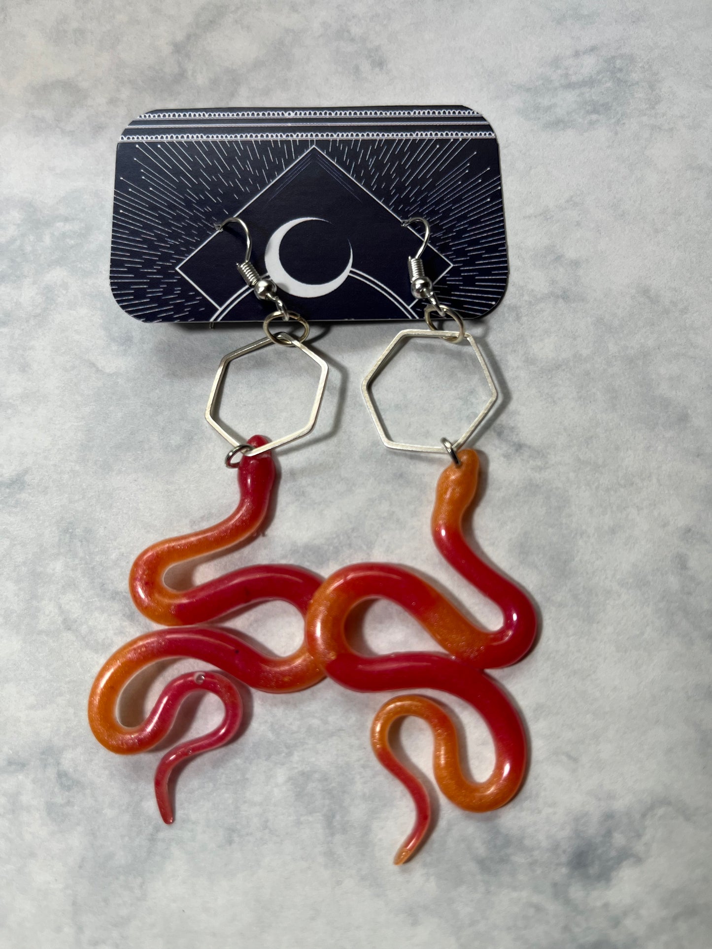 Resin Snake Dangles