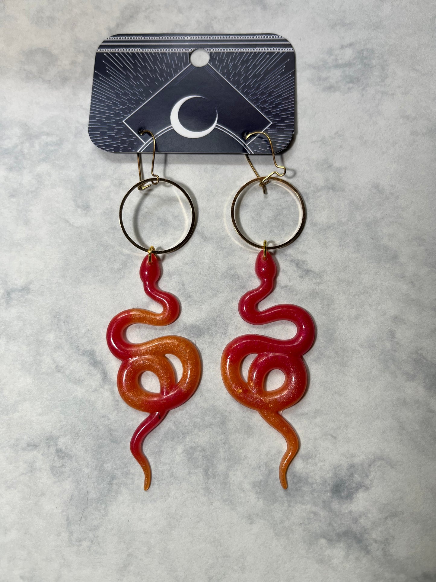 Resin Snake Dangles