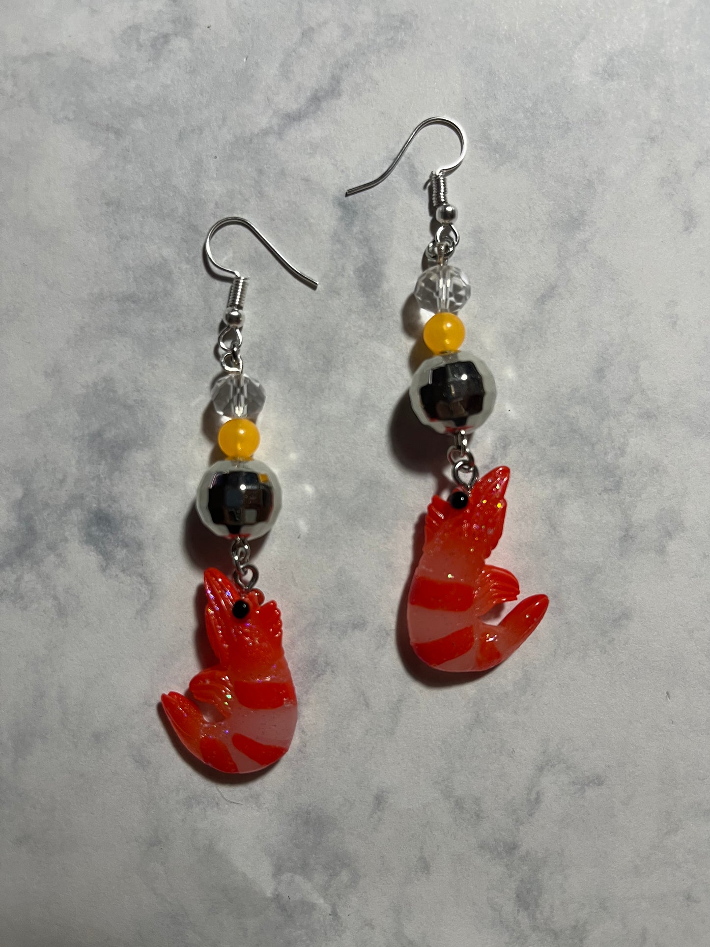 Disco Shrimp Earrings