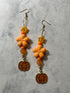 Color-block Jack O’Lantern Dangles