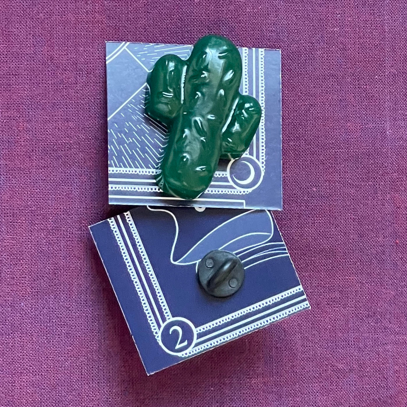 Cactus Resin Pin