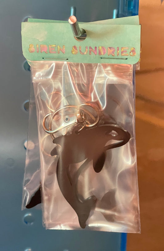 Orca Acrylic Keychain