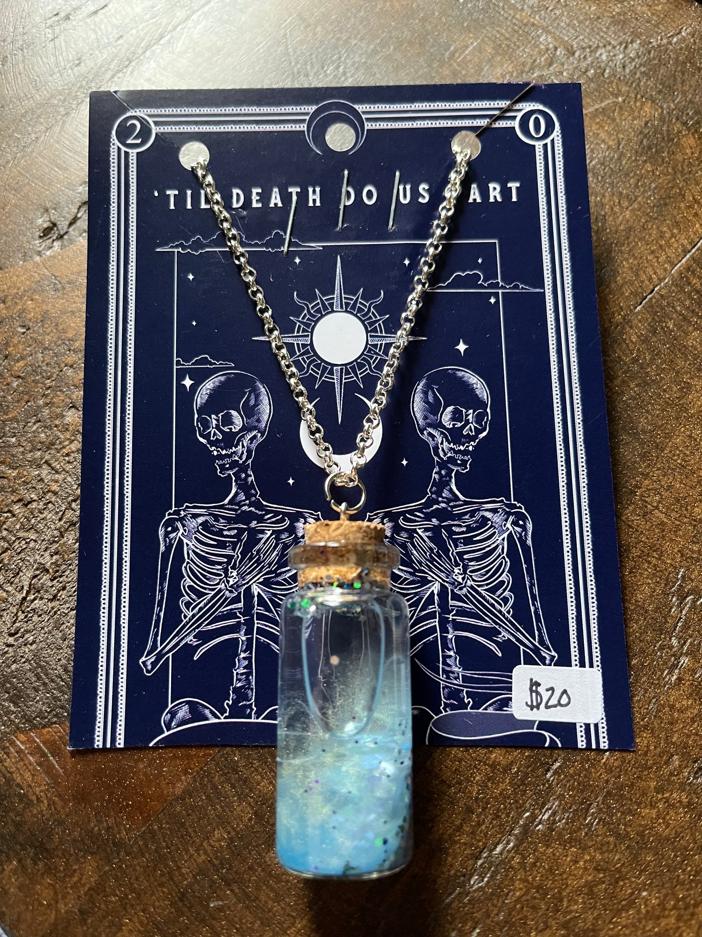 Mini-Calm Jar/Potion Vials Necklace