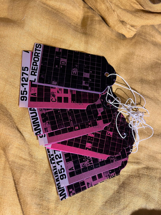 Acetate Overlay Gift Tags