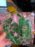 Green Mushroom Resin Coaster