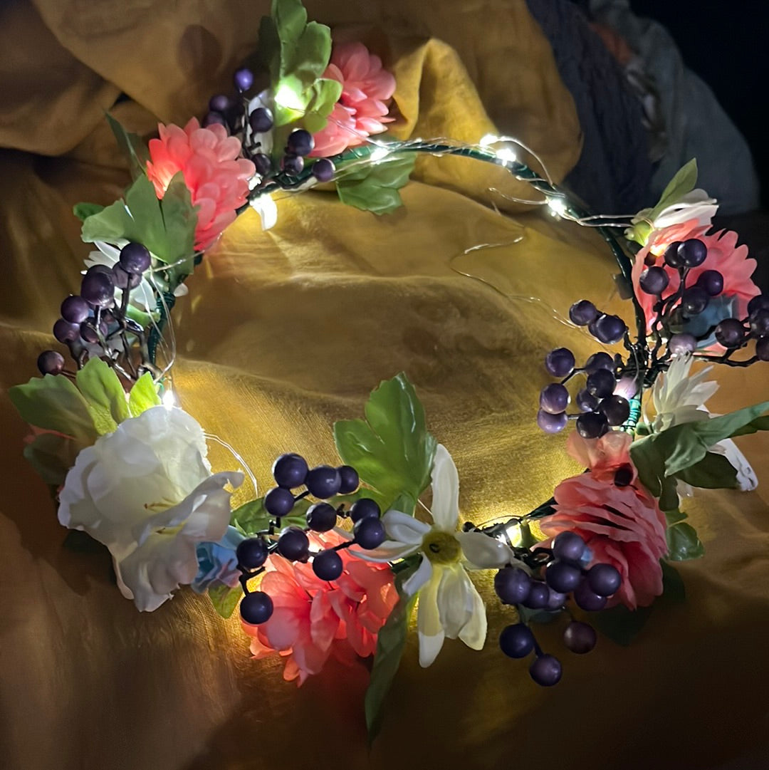 Lighted Flower Crown